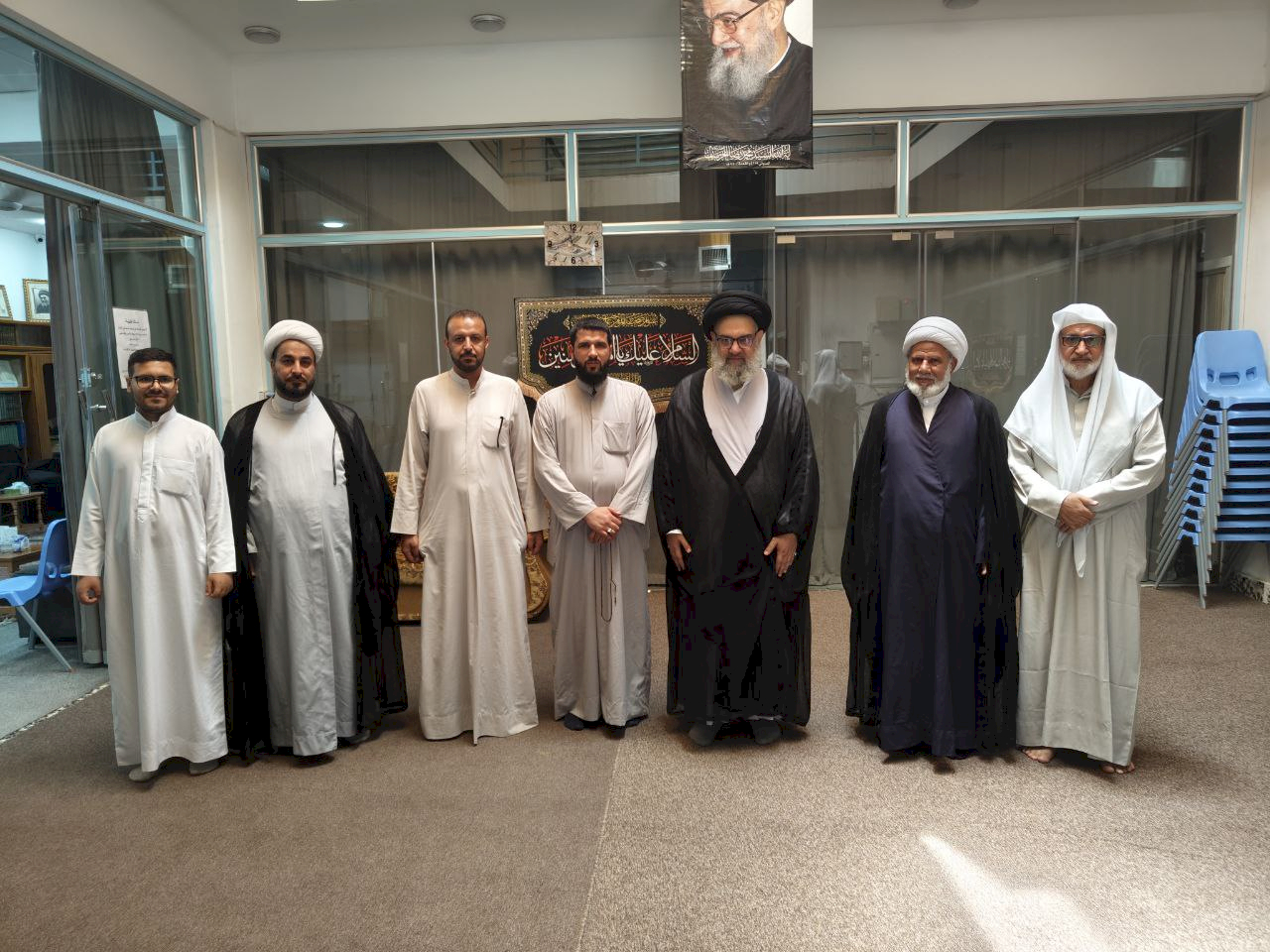 وفدُ مركزُ تراث كربلاء في ضيافةِ عددٍ من أعلامِ حوزة النجف الأشرف